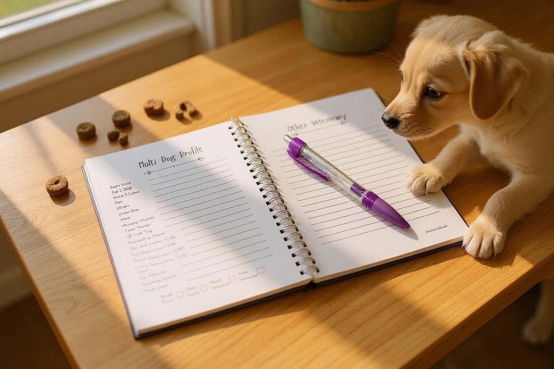 Dog Emergency Notebook Planner