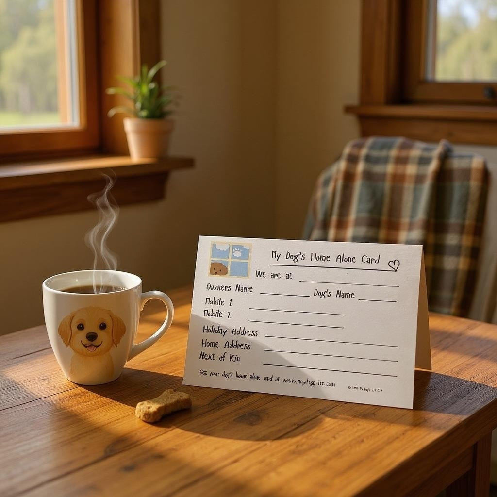 My Dog's Home Alone Card