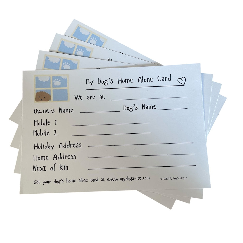 My Dog's Home Alone Card