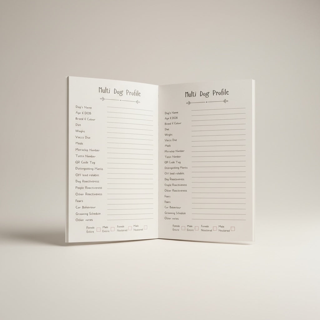 A4 Spiral Bound My Pet Planner