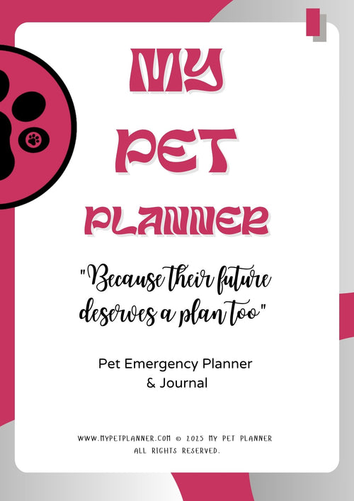 My Pet Planner 2.0 Digital Download (PDF)